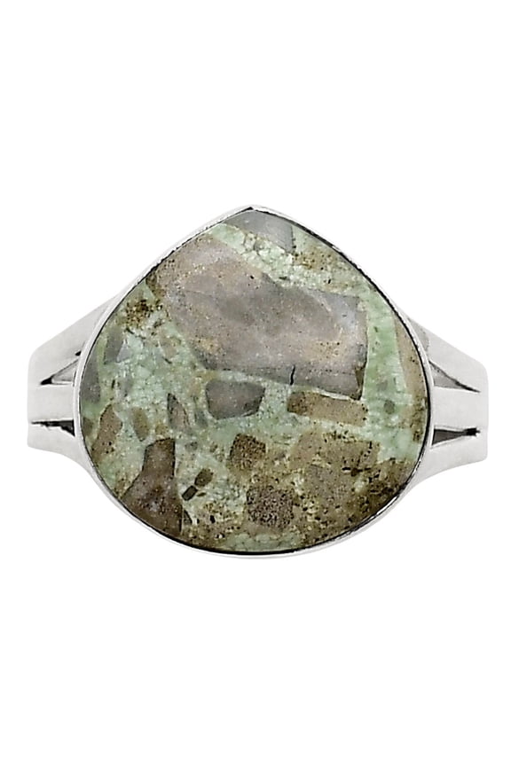 Natural Utah Variscite 925 Sterling Silver Ring s.10 Jewelry R-1003 SDR249952