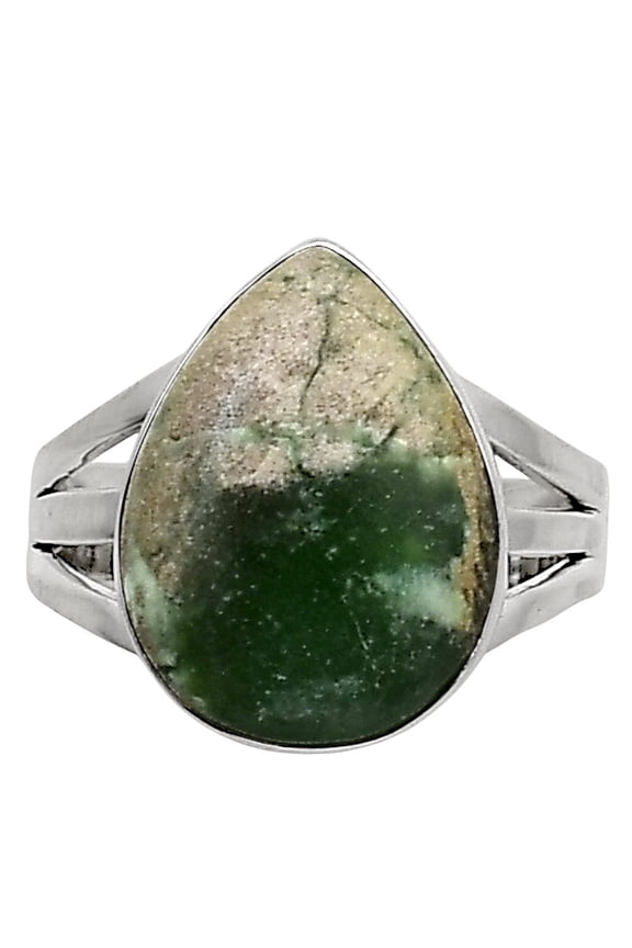 Natural Utah Variscite 925 Sterling Silver Ring s.7 Jewelry R-1003 SDR249933