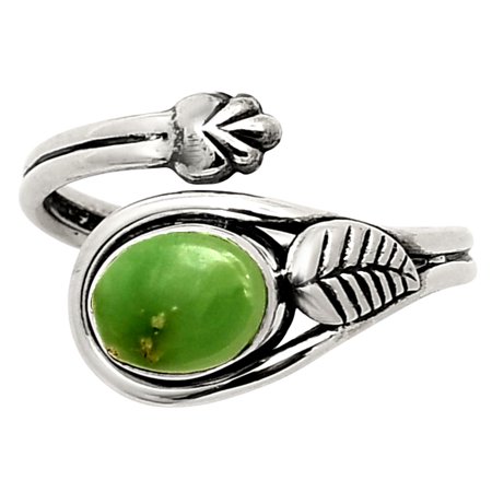 Natural Utah Variscite 925 Sterling Silver Ring s.8 Jewelry R-1276 SDR249823