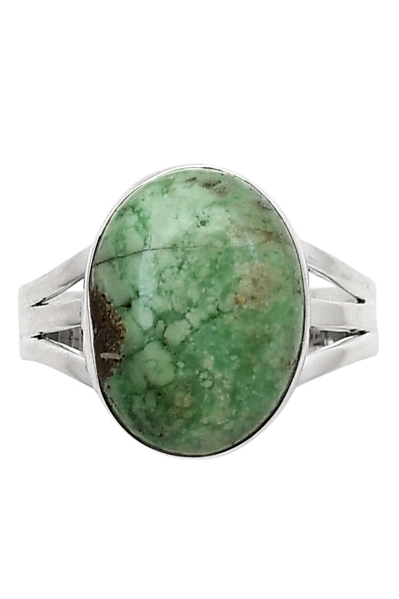 Natural Utah Variscite 925 Sterling Silver Ring s.9 Jewelry R-1003 SDR249909