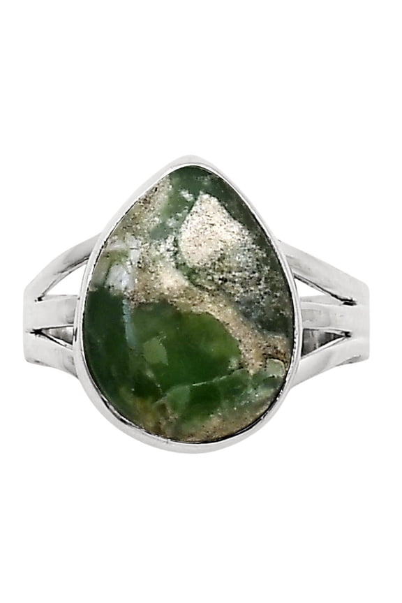 Natural Utah Variscite 925 Sterling Silver Ring s.9 Jewelry R-1003 SDR249943