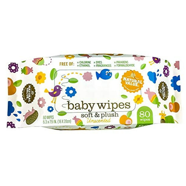 Natural Value Baby Wipe Refill (12x80 CT)