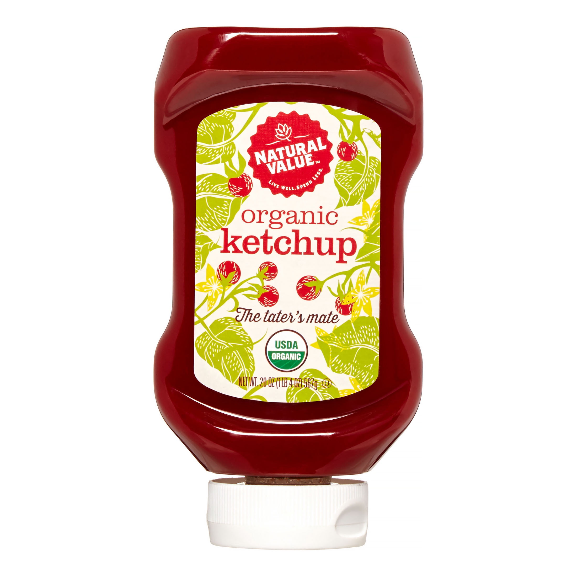 Natural Value Organic Ketchup, 20 Oz