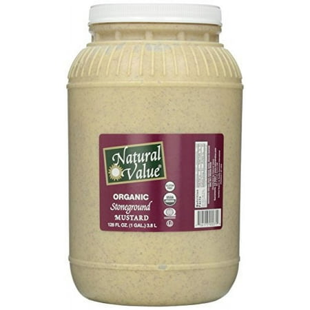 Natural Value Stone Ground Mustard, Organic-1 Gallon