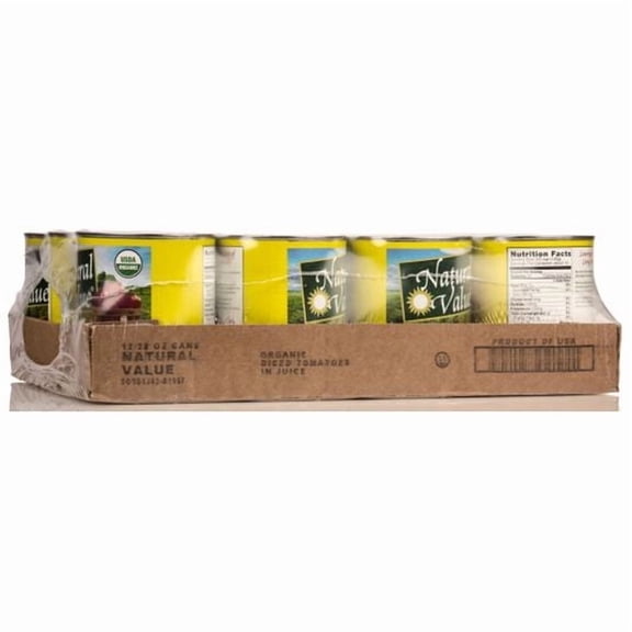 Natural Value Tomatoes, Diced, Organic-12 x 28 oz