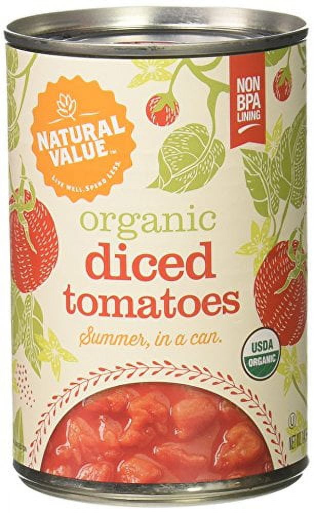 Natural Value Tomatoes, Diced, Organic-14.5 oz
