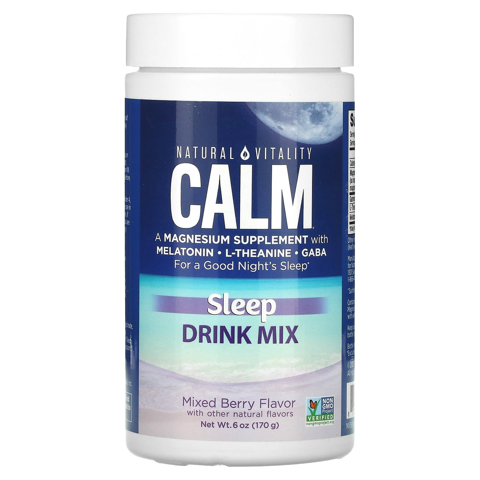 Natural Vitality, CALM, Drink Mix, Sleep, Mixed Berry, 6 oz (170 g