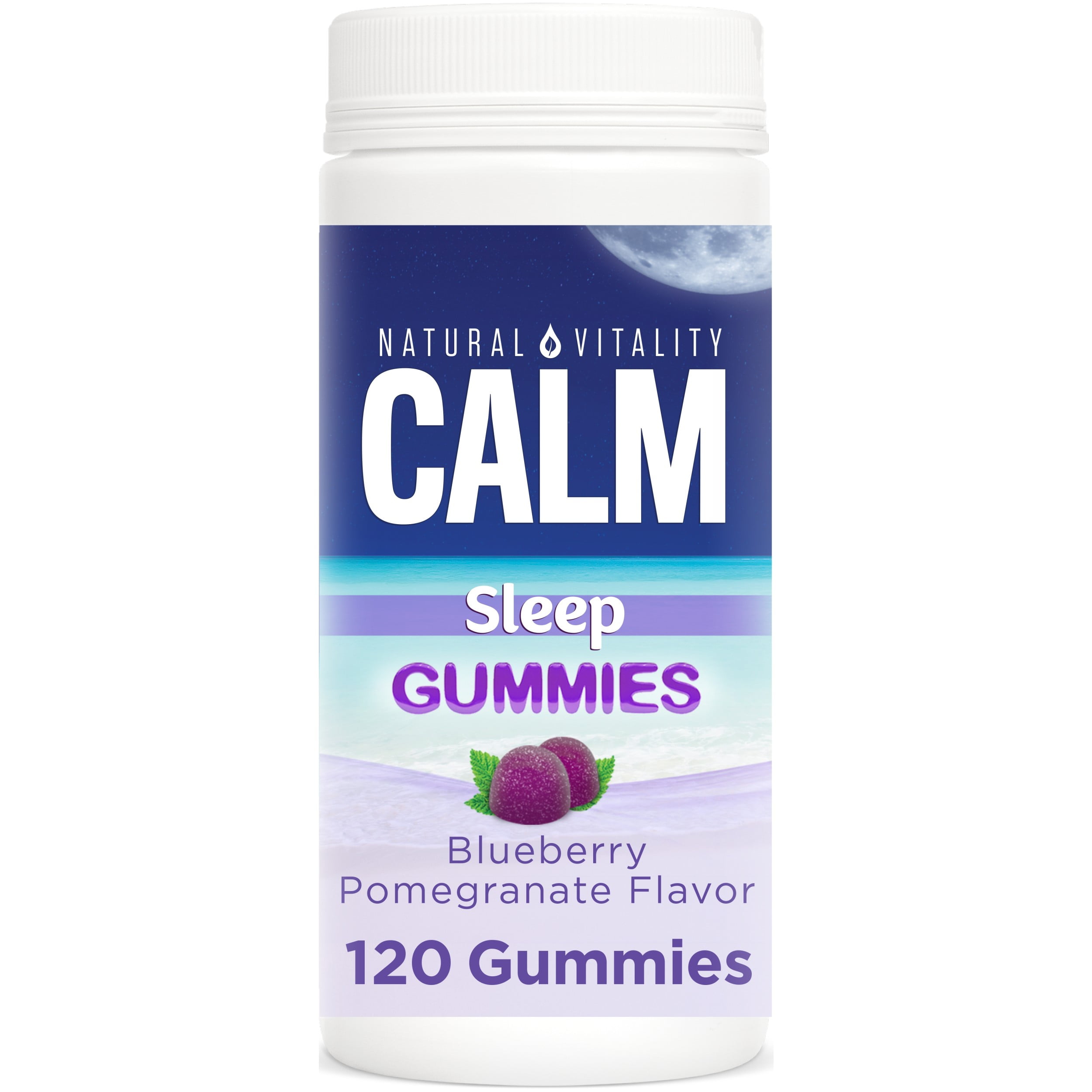 Natural Vitality CALM Sleep Gummies with Magnesium, L,Theanine