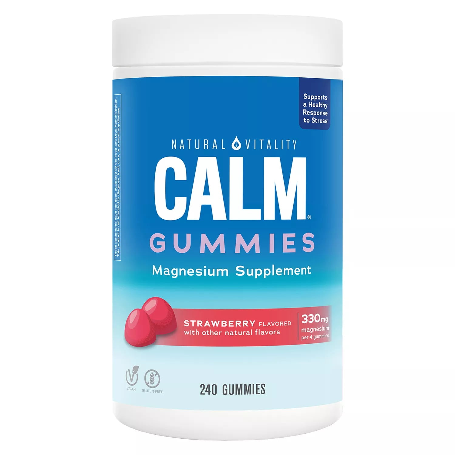 Natural Vitality Calm, Magnesium Anti-Stress Dietary Gummies, Relax ...