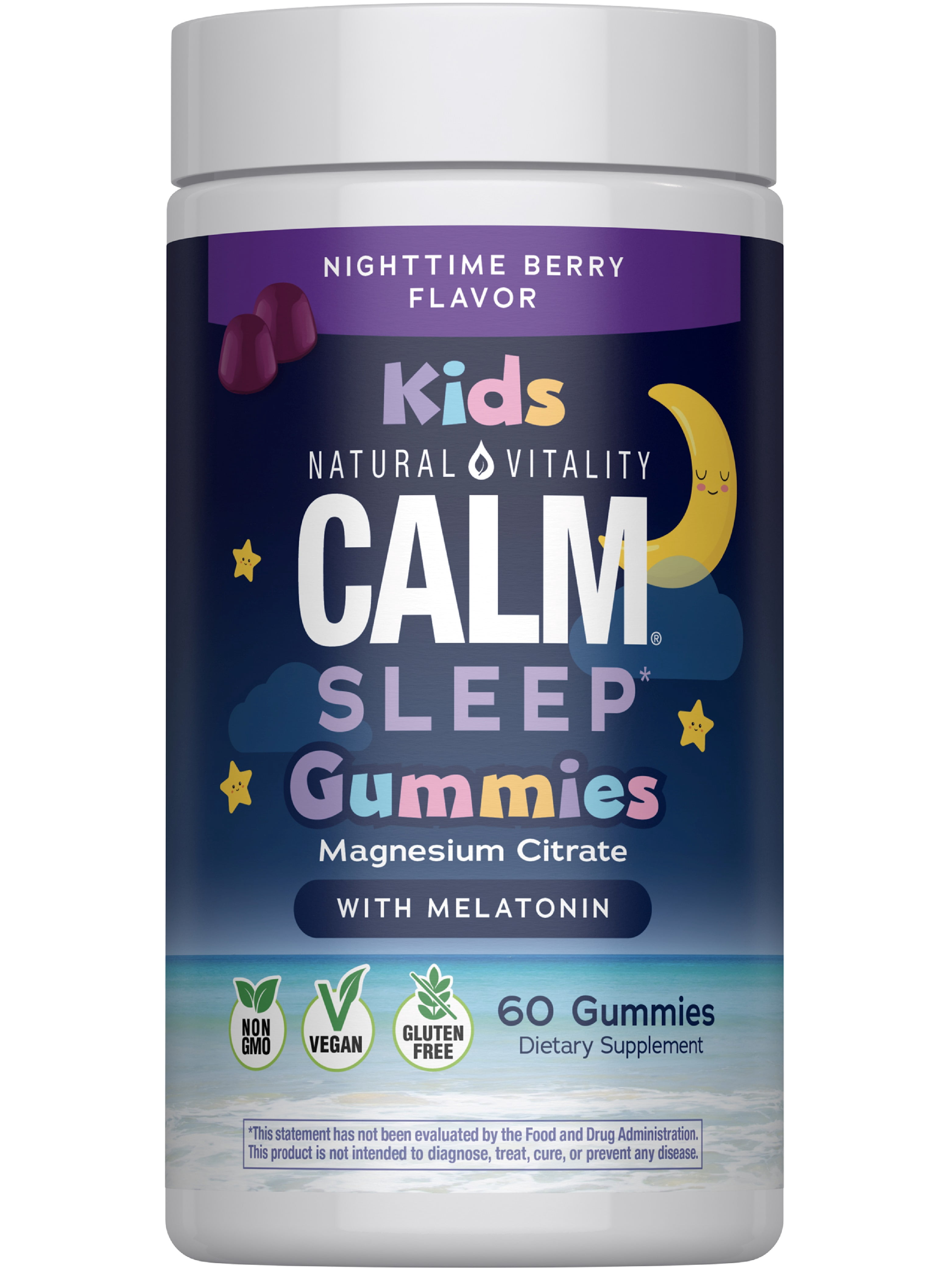 カムイピリカ12kg（3kg×4袋） Natural Vitality Calm Kids Sleep Gummies, Magnesium Supplement