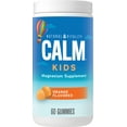 thumbnail image 1 of Natural Vitality Calm Kids Magnesium Supplement Gummies, Orange, 83 mg, 60 Count, 1 of 8