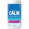 Calm Magnesium Citrate Gummies | Raspberry Lemon Flavored | 120 Count | by Natural Vitality