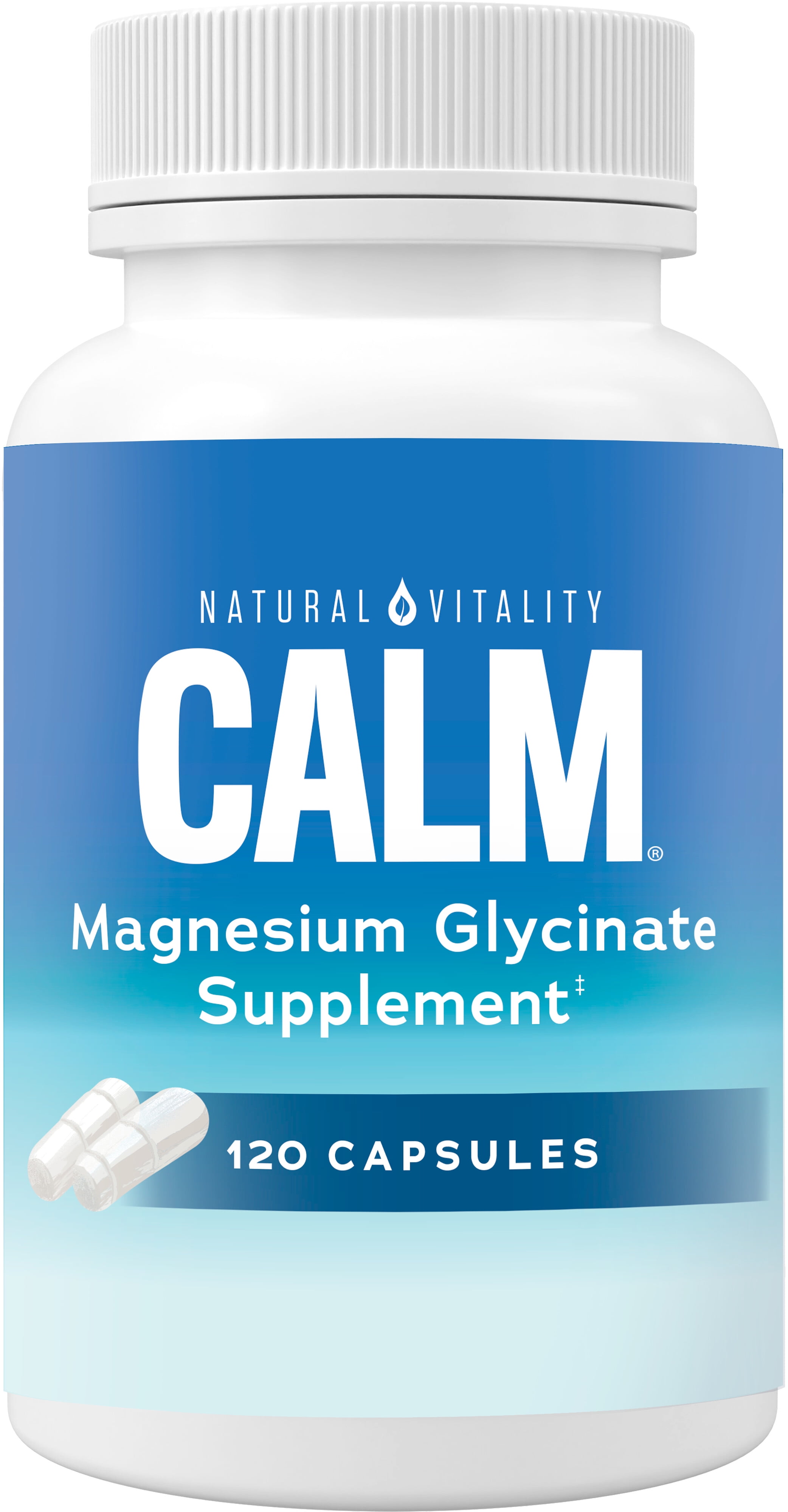 What Type Of Magnesium Is In Calm Natural Vitality Calm Magnesium Glycinate Supplement, Anti-Stress, 325