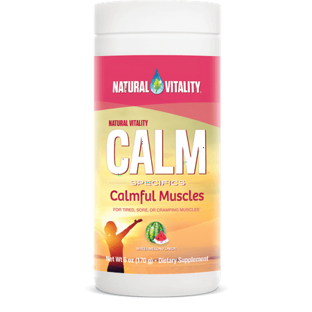 Natural Vitality Natural Calm Specifics Calmful Muscles - Watermelon 6 oz Pwdr