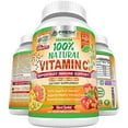 Natural Vitamin C 100 from Rose Hips, Acerola Cherry and Camu Camu