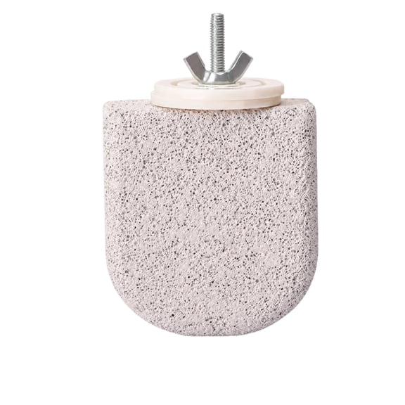 Natural Volcanic Stone Bird Perch, Frosted Texture Claw Grinding Stand, Promotes Healthy Claws for Essential Parrot Grooming Accessory