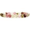 thumbnail image 1 of Natural Volcano Cherry Quartz Gemstone 8mm Round Beads Stretch Bracelet 7 Inch, 1 of 5