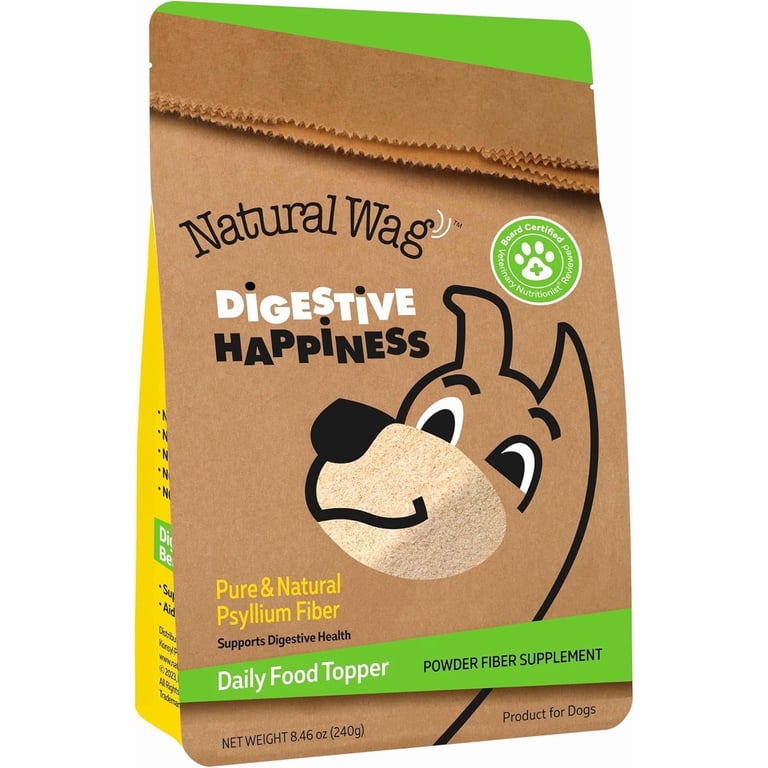444.dogs専用 Natural Wag Fiber For Dogs , All-Natural Psyllium Fiber Supplement