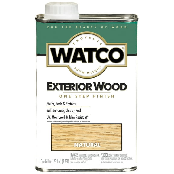 2 Pack, Natural, Watco Exterior Oil Finish - 67731, Gallon