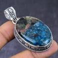 thumbnail image 1 of Natural Watermelon Tourmaline Gemstone 925 Steling Silver Pendant 2.17", 1 of 2