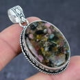 thumbnail image 1 of Natural Watermelon Tourmaline Handmade 925 Sterling Silver Pendant 2.17", 1 of 2