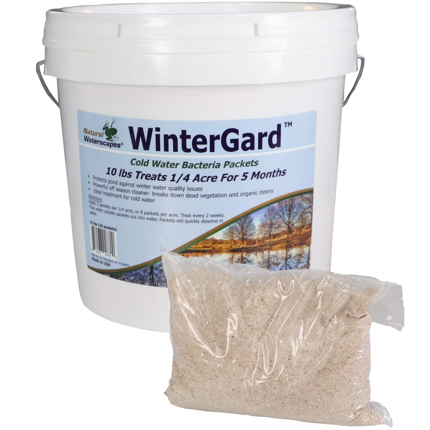 WinterGard Cold Water Bacteria Packets for Ponds 10 lb