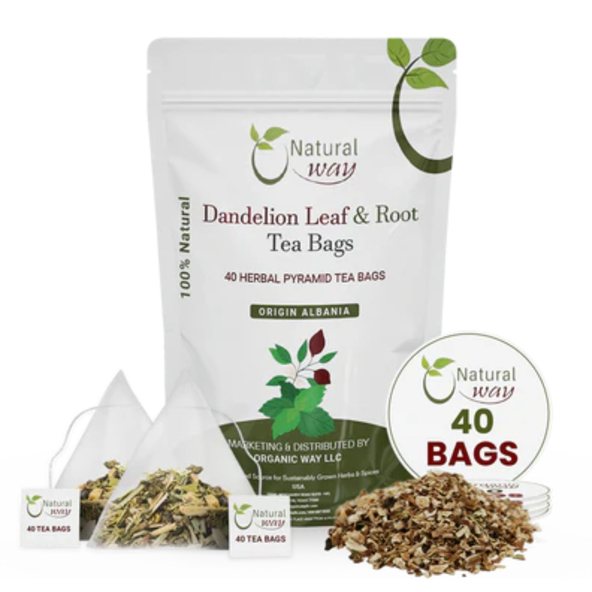 Natural Way Dandelion Leaf and Root Tea | Organic Dandelion Root Herbal ...