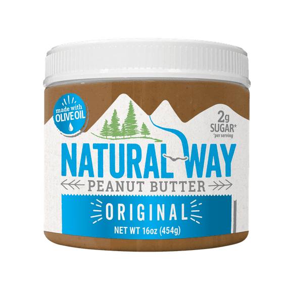 Natural Way Light Crunch Peanut Butter Made with Olive Oil, 16 oz