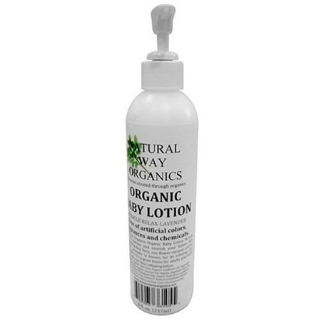 Natural Way Organics Organic Baby Lotion Miracle Relax Lavender - 8 oz