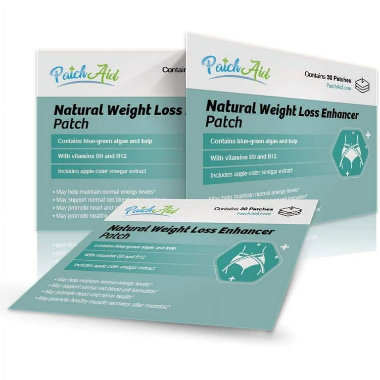 Natural Weight Loss Enhancer Patch by PatchAid Color: White, Size: 3-Month  Supply 
