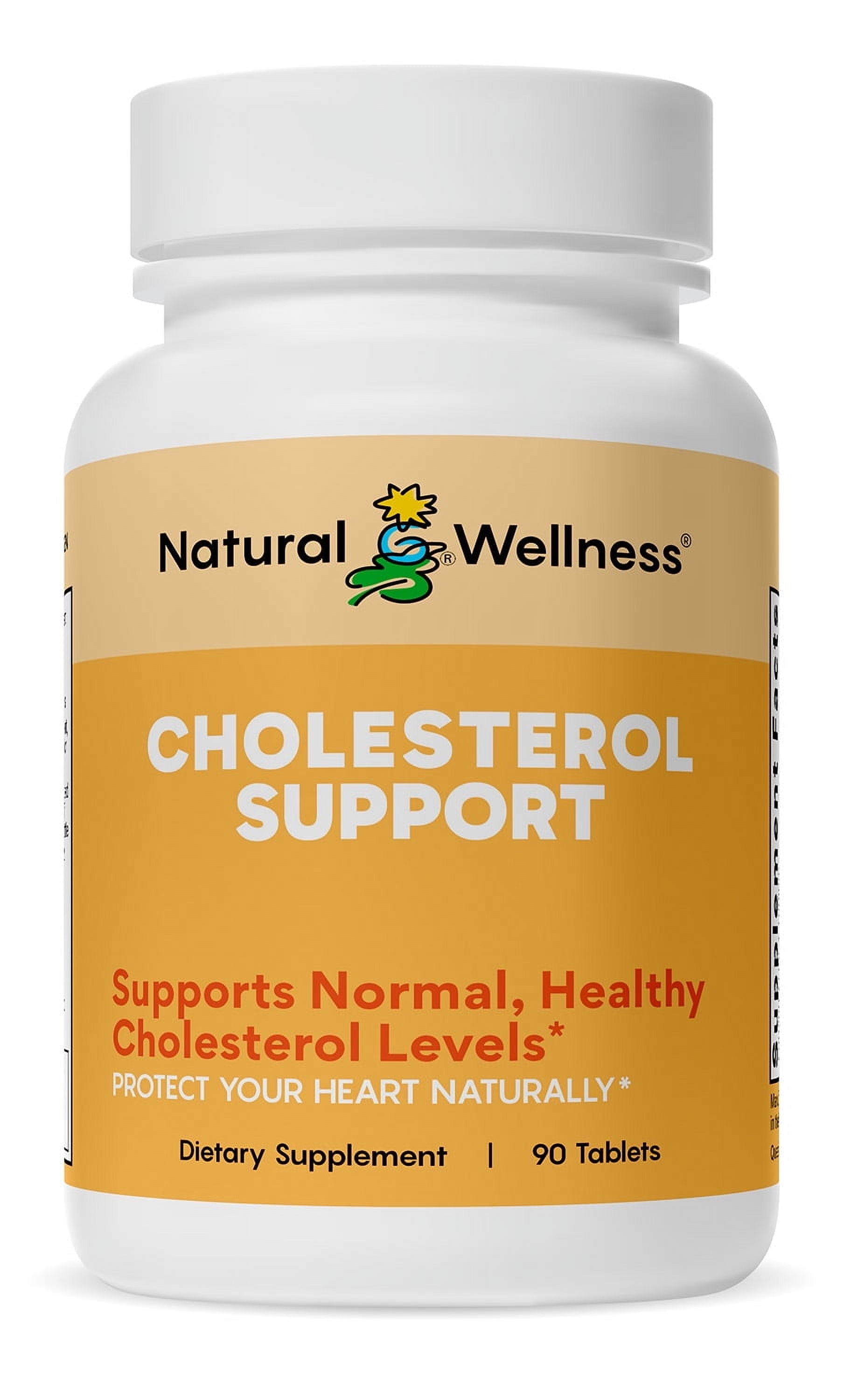 Natural Wellness Cholesterol Support - Superior Ingredients That Naturally Support Healthy Cholesterol and Homocysteine Levels - 90 Tablets: 30-Day Supply