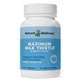 thumbnail image 1 of Natural Wellness Maximum Milk Thistle - Liver Cleanse, Detox & Repair - Protects Your Liver Against All Forms of Toxins - Pure Silybin Phytosome 720mg Per Day - 90 Vegetarian Capsules: 30-Day Supply, 1 of 6