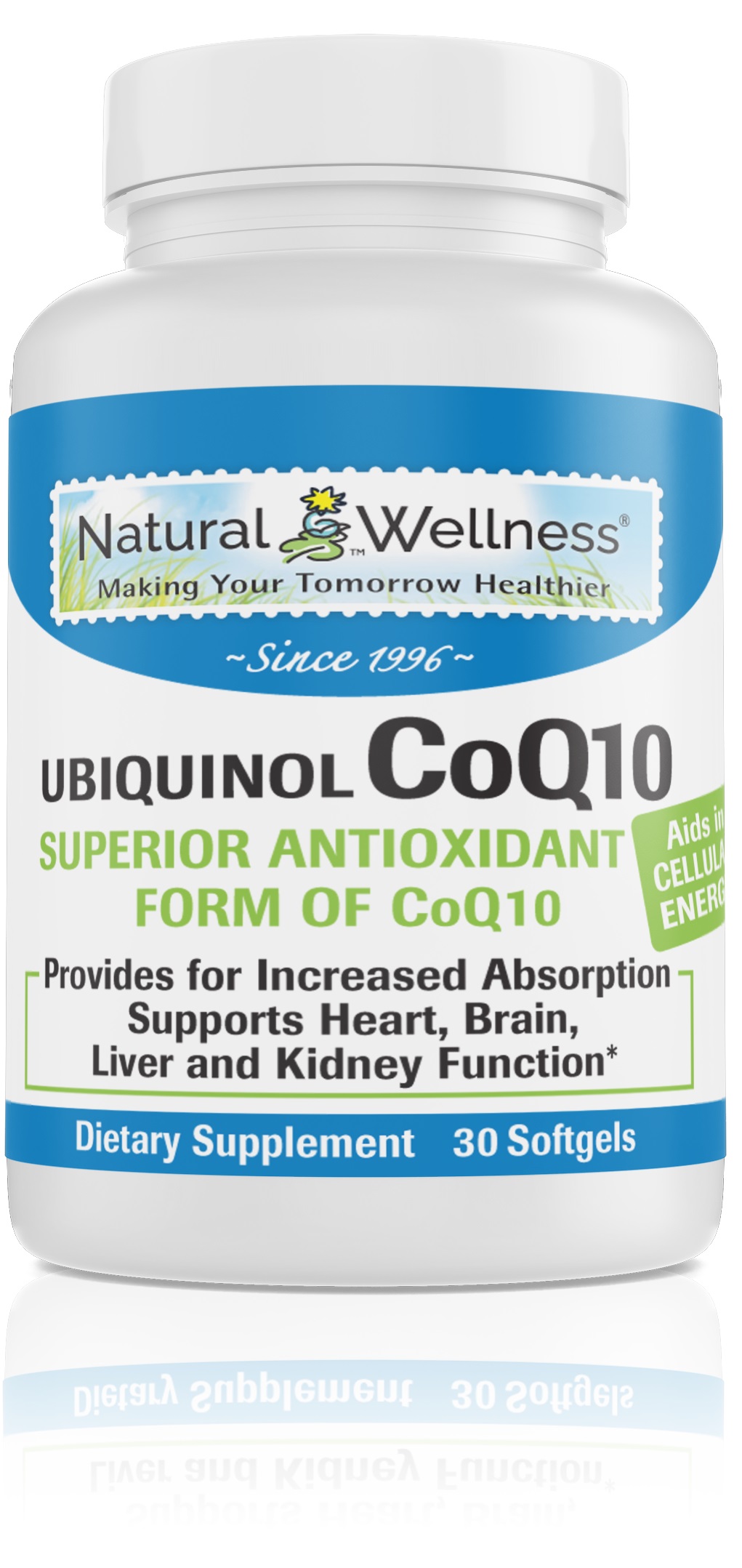 Natural Wellness Ubiquinol CoQ10 Ubiquinol CoQ10 from Kaneka A