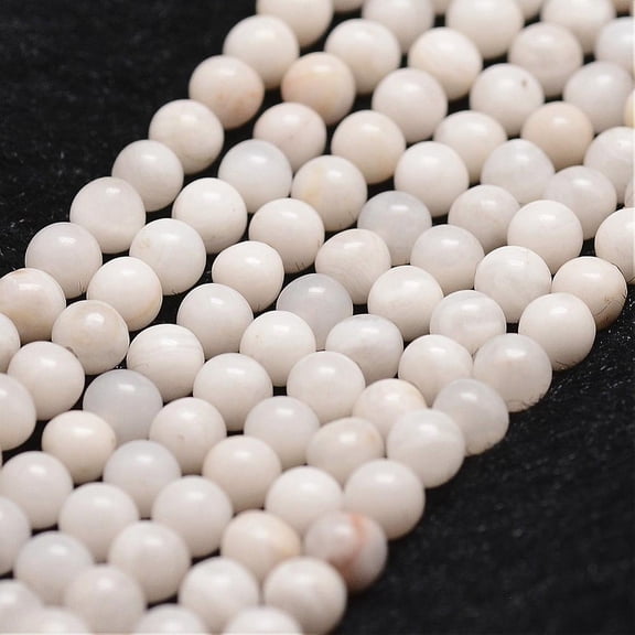 Natural White Crazy Lace Agate Bead Strands Round 4mm Hole: 1mm about 85~90pcs/strand 14.9 inch~15.1 inch
