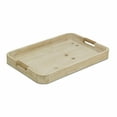 thumbnail image 1 of Natural White Curved Wood Tray, 1 of 4