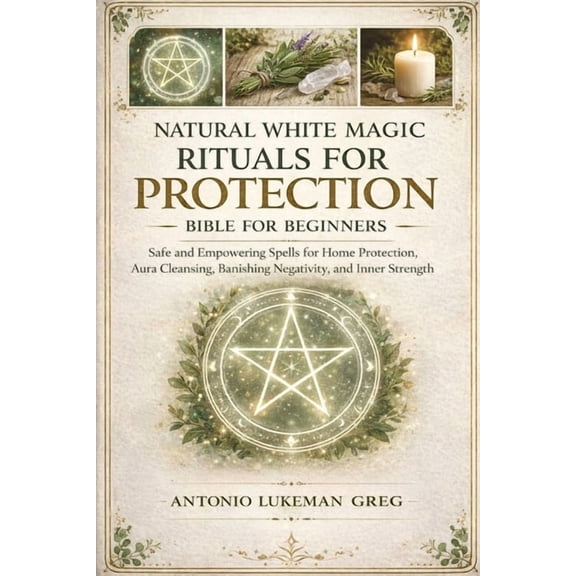 Natural White Magic Rituals for Protection Bible for Beginners: Safe and Empowering Spells for Home Protection, Aura Cle, (Paperback)