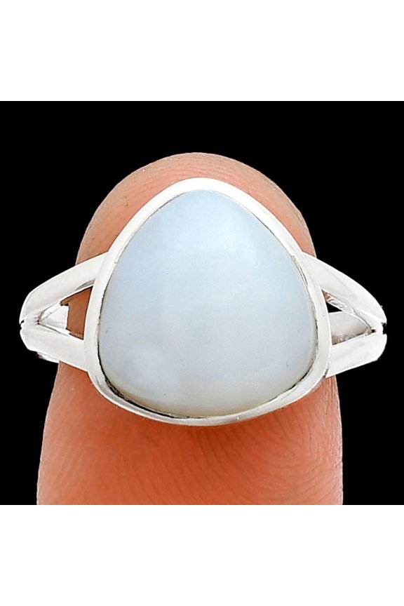 Natural White Opal 925 Sterling Silver Ring s.9 Jewelry R-1005 SDR244490