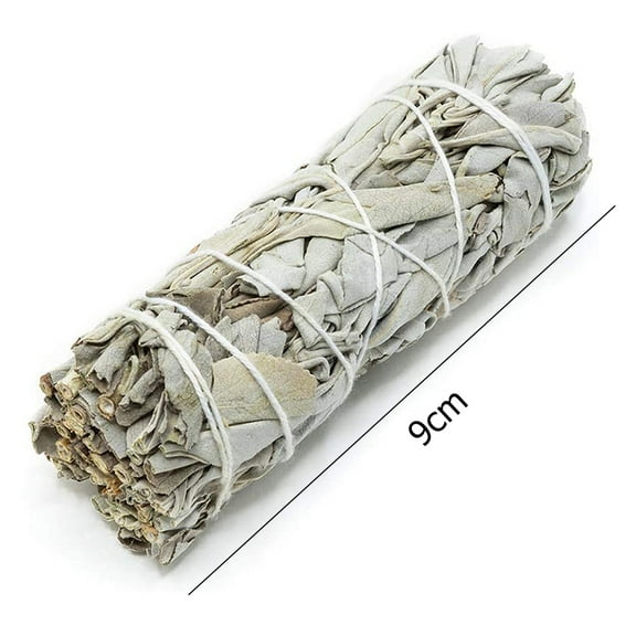 Natural White Sage Sticks - Fresh, Natural Sage Smudge Sticks with Instructions & Blessings - Wand Sage for Cleansing House Negative Energy & Other Smudging Rituals