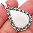 thumbnail image 1 of Natural White Scolecite 925 Sterling Silver Pendant Jewelry P-1514 SDP146117, 1 of 5
