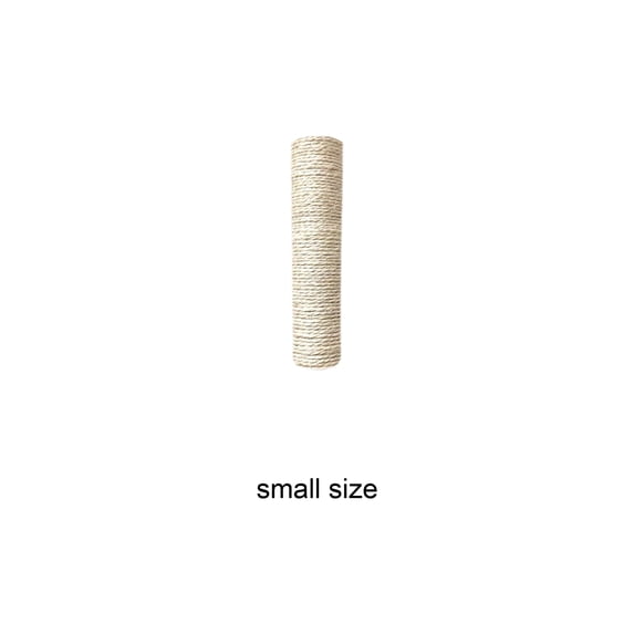 Natural White Sisal Cat Scratching Post for Cages Interactive Cat Toy for Indoor Cats Claw Grinding Scratcher Durable Sisal Rope Cat Tree Pole