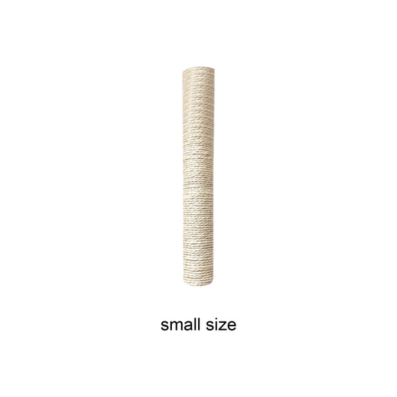 Natural White Sisal Cat Scratching Post for Cages Interactive Cat Toy for Indoor Cats Claw Grinding Scratcher Durable Sisal Rope Cat Tree Pole