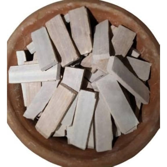 Natural White Slate Chips Thick & Soft Billards Chalk For A Classroom, Blackboard | 20 Sticks