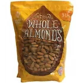 Natural Whole Almonds (3 lbs.) Great Price