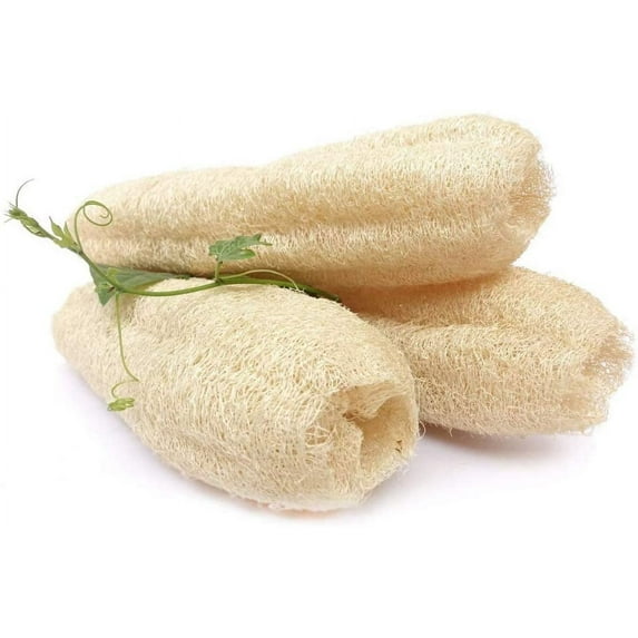 Natural Whole Loofah Exfoliating Body Scrubber Dead Skin Remover Bath Sponge Shower,for Men and Women
