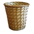 Natural Wicker Round Willow Waste Laundry Gift Basket Storage Kitchen