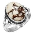 thumbnail image 1 of Natural Wild Horse Ring 925 Sterling Silver Handmade Jewelry, 1 of 6