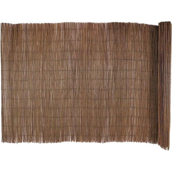 Natural Willow Fence Roll, 2FT x 14FT Outdoor Privacy Screen / Eco-Friendly Willow Fencing Panel for Garden, Balcony, Backyard and Patio Decor.