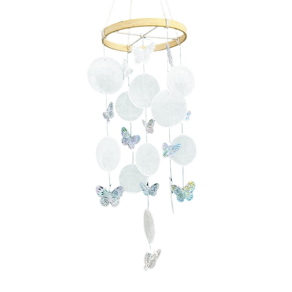 Natural Wind Chime Colorful Decoration for Balcony Window Home Bedroom Wall Hanging Gift for Birthday and Home Decor