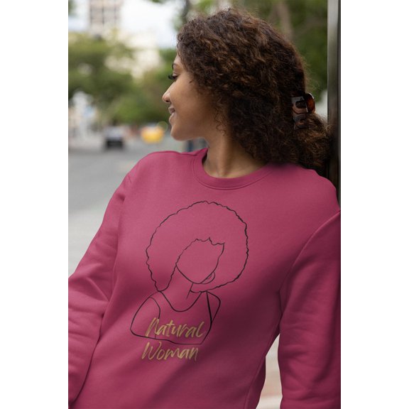 Natural Woman Afro (BL) Crewneck Sweatshirt
