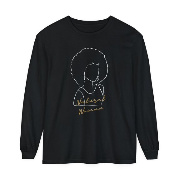Natural Woman Afro (WL) Long Sleeve T-Shirt